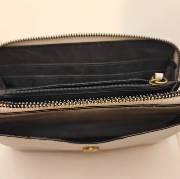 Sonoma Gray Crossbody Purse Pocketbook Handbag Wallet 5" x 7" - Picture 6 of 7